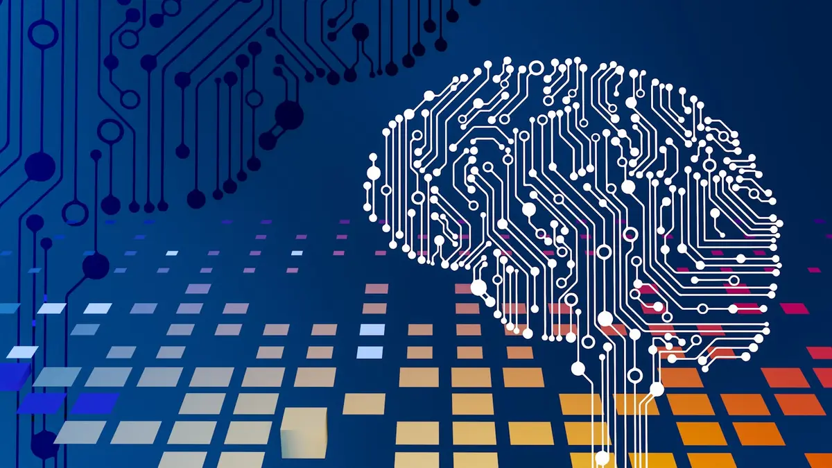 象徵 AI 大廠出資培育人才、把工具帶進非營利組織的抽象示意