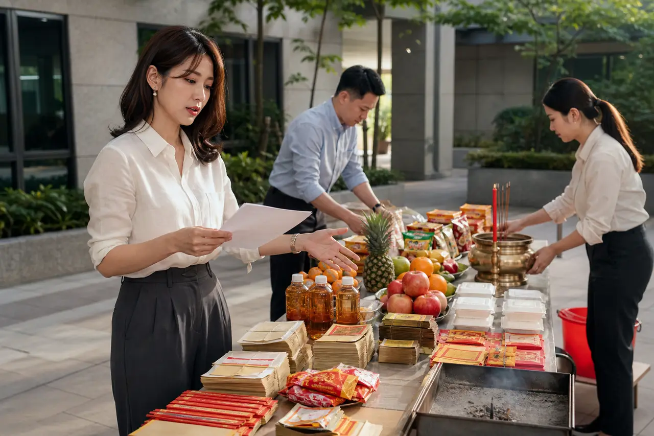 台灣商辦大樓外觀，象徵企業辦公環境（示意圖）