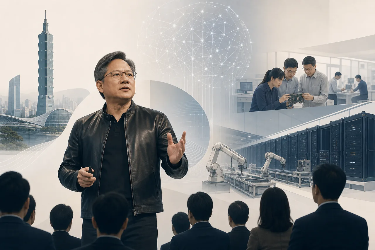 黃仁勳在GTC台北宣告代理人AI時代已至AI工廠成算力基礎設施新標準