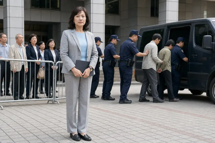 法院內的法槌與天平（示意圖）