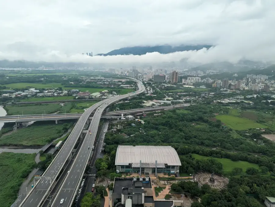 樹蔭茂密的行道樹人行道，象徵都市林與氣候調適