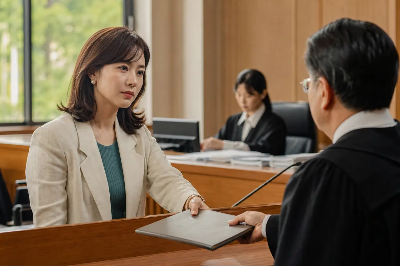 法庭法槌與法律書籍，示意司法審判場景