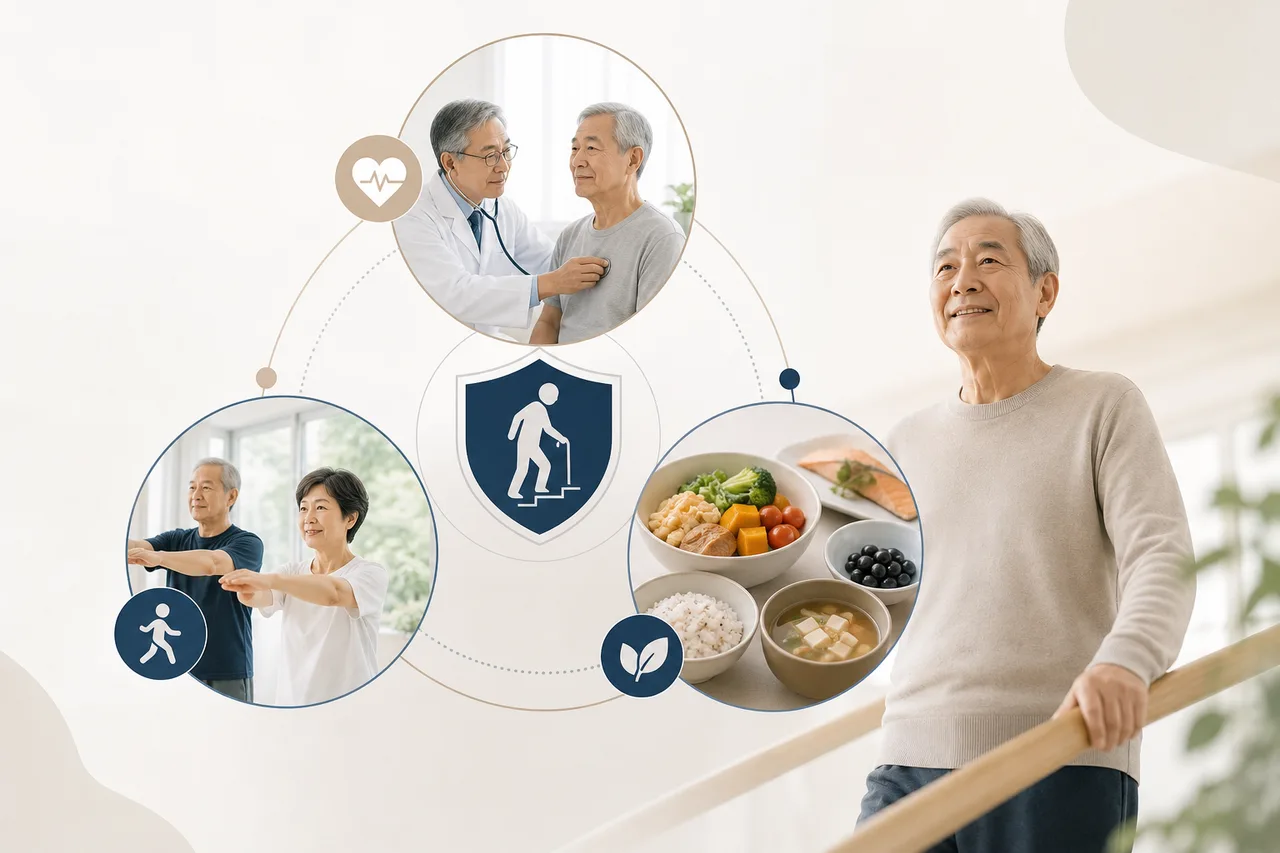 長者防跌倒與慢性病管理的 3 個關鍵策略：健康檢查、運動與營養整合指南