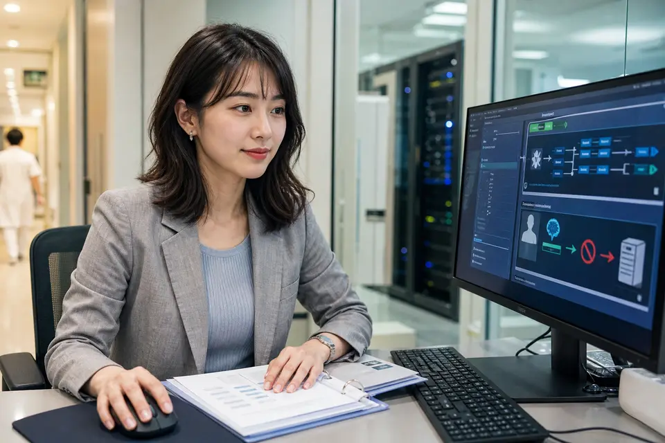醫院採購 AI 前檢查版本、資料流、FHIR 介接、人工覆核與停用回復流程